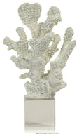 Set of two- White Coral on Acrylic Base - Design A